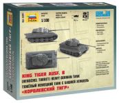 Wargames (WWII) military 6204 - King Tiger Ausf. B - German heavy tank (1:100) Zvezda