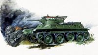 Wargames (WWII) tank 6129 - Soviet Tank BT-5 (1:100) Zvezda