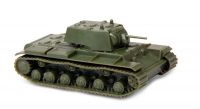 Wargames (WWII) tank 6190 - KV-1 with F-32 GUN (1:100) Zvezda