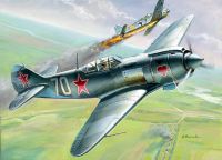 Model Kit letadlo 7203 - Lavotchkin LA-5 FN Soviet Fighter (1:72) Zvezda