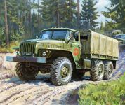 Wargames (HW) military 7417 - Ural truck (1:100) Zvezda