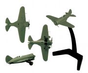 Wargames (WWII) letadlo 6254 - Polikarpov I-16 (1:144) Zvezda