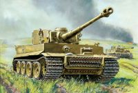 Wargames (WWII) tank 6256 - Tiger I (1:100) Zvezda