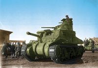 Wargames (WWII) tank 6264 - M-3 Lee US medium tank (1:100) Zvezda