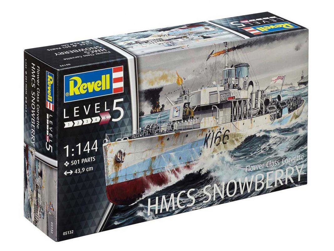 Plastic ModelKit loď 05132 - Flower Class Corvette (early) (1:144)