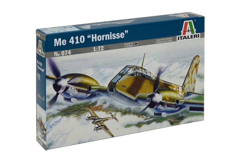 Model Kit letadlo 0074 - Me 410A-1 "HORNISSE" (1:72) Italeri