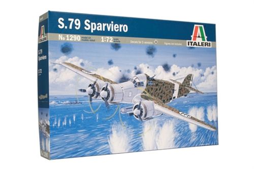 Model Kit letadlo 1290 - S.79 Sparviero (1:72) Italeri