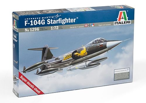 Model Kit letadlo 1296 - F-104 G "Starfighter" (1:72) Italeri