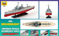 Model Kit loď 9039 - Battleship "Dreadnought" (1:350) Zvezda