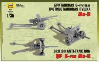 Model Kit military 3518 - British Anti-Tank Gun QF 6-PDR MK-II (1:35) Zvezda