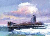 Model Kit ponorka 9035 - Nuclear Submarine K-3 (1:350) Zvezda