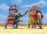 Wargames (AoB) figurky 8011 - War Elephants III-II B. C. (1:72) Zvezda