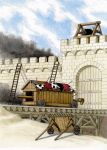 Wargames (AoB) obléhací vozidla 8015 - Siege Machines (1:72) Zvezda