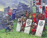 Wargames (AoB) figurky 8017 - Samuray Infantry XVI-XVII A. D. (1:72) Zvezda