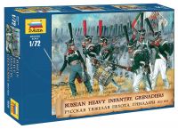 Wargames (AoB) figurky 8020 - Russian Heavy Infantry Grenadiers 1812-1815 (1:72) Zvezda