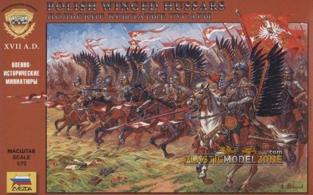 Wargames (AoB) figurky 8041 - Polisch Winged Hussars (1:72) Zvezda