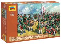Wargames (AoB) figurky 8049 - Russian Infantry (Peter the Great) (1:72) Zvezda