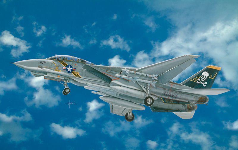 Model Kit letadlo 2667 - F-14A TOMCAT (1:48) Italeri