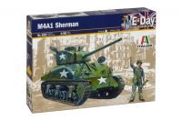 Model Kit tank 0225 - M4 A1 SHERMAN (1:35) Italeri
