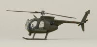 Model Kit vrtulník 0017 - AH-6 NIGHT FOX (1:72) Italeri