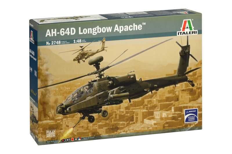 Model Kit vrtulník 2748 - AH-64D LONGBOW APACHE (1:48) Italeri