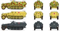 Fast Assembly military 7516 - Sd.Kfz.251/1 Ausf.C (1:72) Italeri