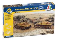 Fast Assembly military 7519 - SEMOVENTE M40 da 75/18 (1:72) Italeri