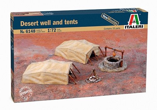 Model Kit doplňky 6148 - Desert Well and Tents (1:72) Italeri