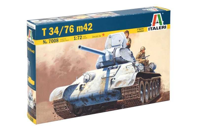 Model Kit tank 7008 - T 34/76 m42 (1:72) Italeri