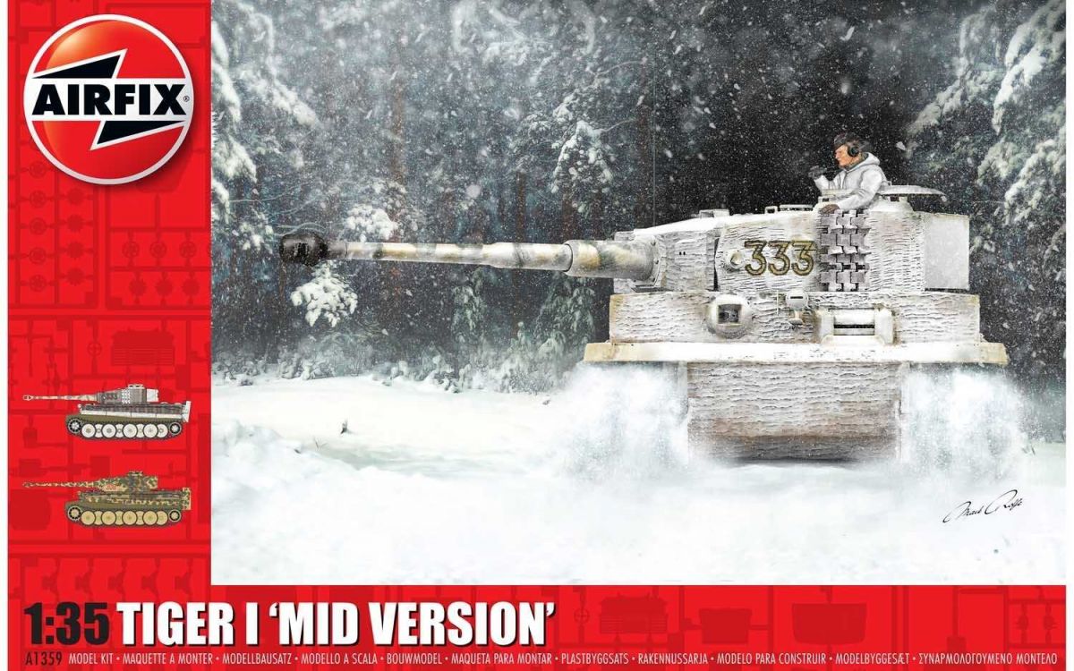 Classic Kit tank A1359 - Tiger-1, Mid Version (1:35) Airfix