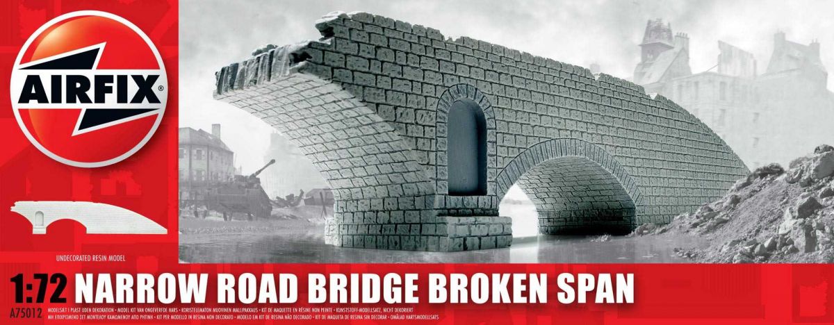 Classic Kit budova A75012 - Narrow Road Bridge Broken Span (1:72)