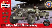 Classic Kit military A02339 - Willys Jeep, Trailer &amp; 6PDR Gun (1:72)