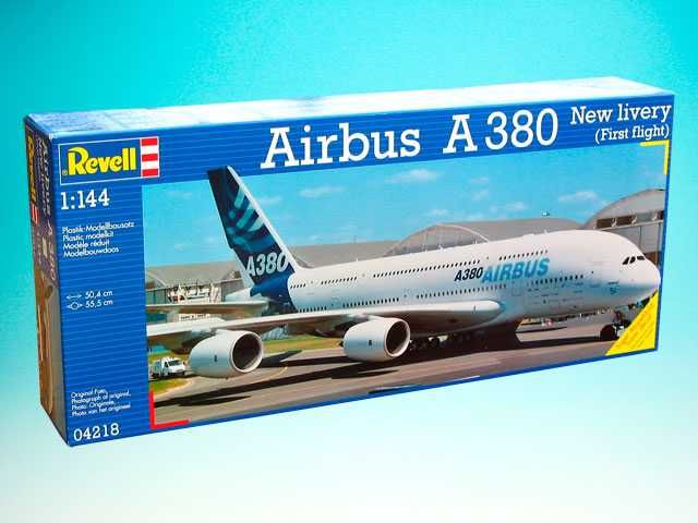 Plastic ModelKit letadlo 04218 - Airbus A380 "New Livery" (1:144) Revell