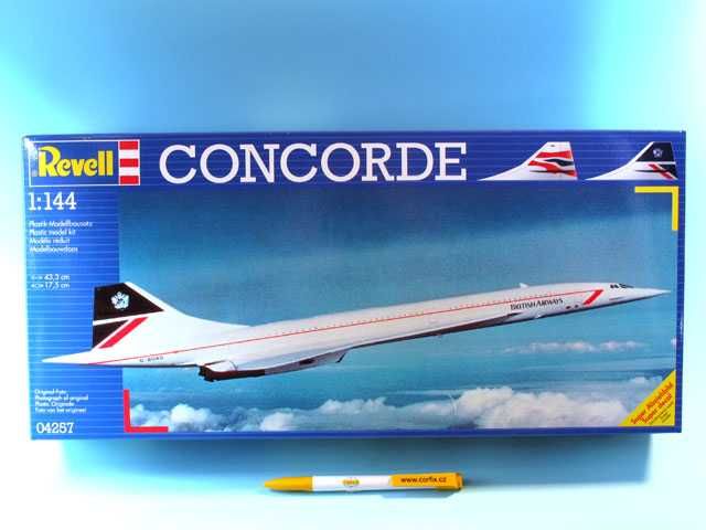 Plastic ModelKit letadlo 04257 - Concorde "British Airways" (1:144) Revell