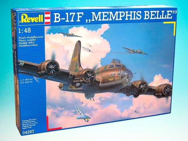 Plastic ModelKit letadlo 04297 - B-17 F Memphis Belle (1:48) Revell