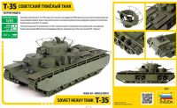 Model Kit tank 3667 - T-35 Heavy Soviet Tank (1:35) Zvezda