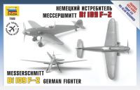 Snap Kit letadlo 7302 - Messerschmitt B-109 F2 (1:72) Zvezda
