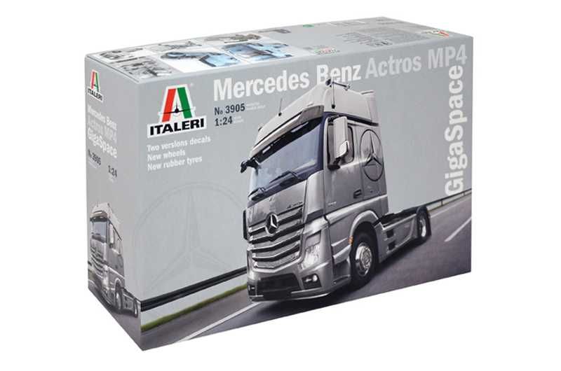 Model Kit truck 3905 - Mercedes Benz Actros MP4 Gigaspace (1:24) Italeri