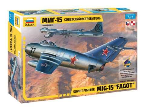 Model Kit letadlo 7317 - MIG-15 "Fagot" (1:72) Zvezda