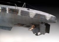 Plastic ModelKit ponorka Limited Edition 05163 - German Submarine Type VII C/41 (Platinum Edition) (1:72) Revell